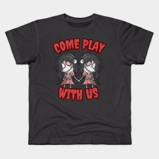 Come Play With Us - Halloween Kids T-Shirt